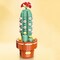 Plant Building Brick Kit - Potted Cactus by Wizardi F07N11-9-2(113)